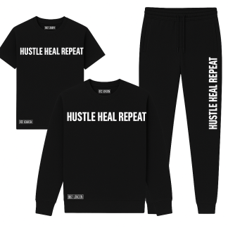 Huslte Heal Repeat 3 Piece Suit Black