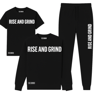 Rise and Grind 3 Piece Suit Black