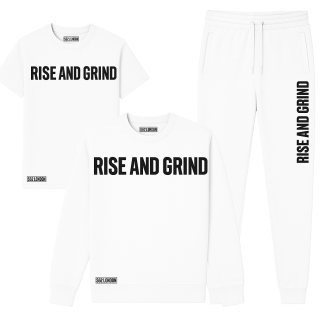 Rise and Grind 3 Piece Suit White