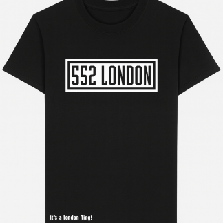552 London Black T-Shirt