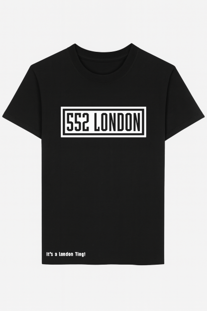 552 London Black T-Shirt