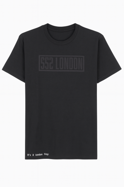 552 London Black On Black T-Shirt