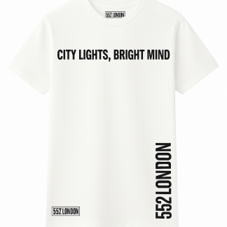 City Lights Bright Mind White T-Shirt