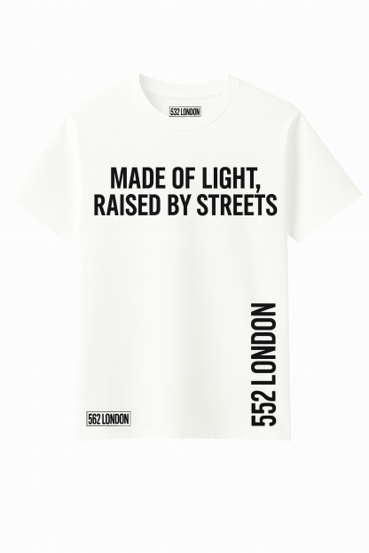 Made of Light Raised by The Streets White T-Shirt