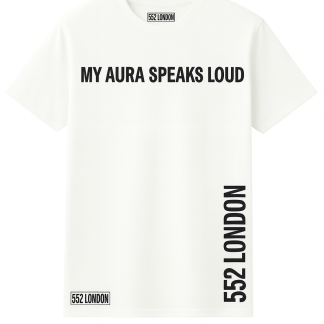 My Aura Speaks Loud White T-Shirt