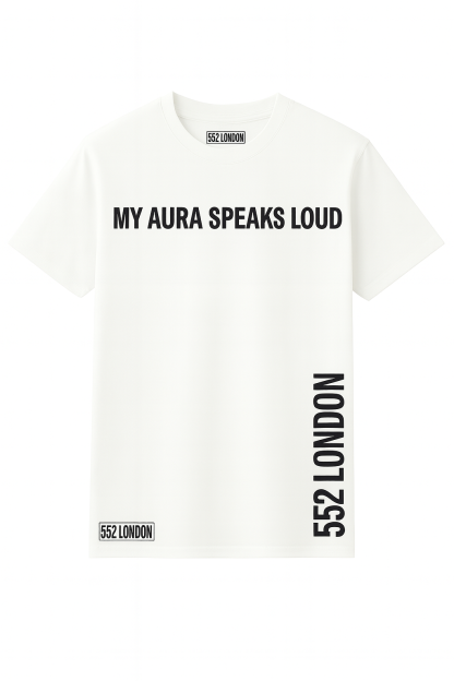 My Aura Speaks Loud White T-Shirt