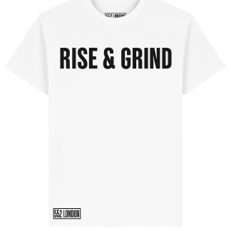 Rise & Grind White T-Shirt