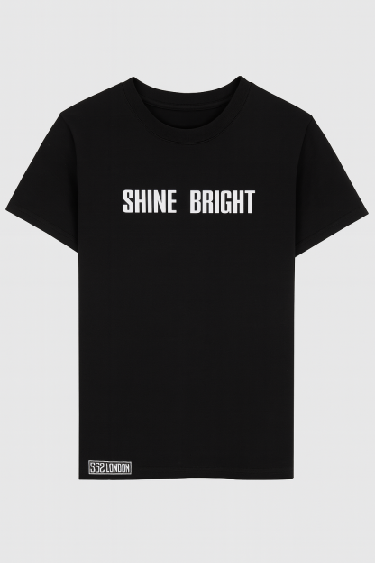 Shine Bright Black T - Shirt