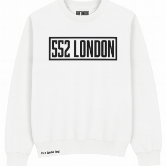 552 London White Sweat-shirt
